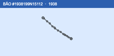 Quỹ đạo di chuyển của BÃO #1938199N15112 (1938)