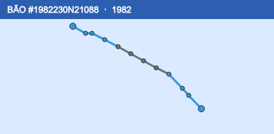Quỹ đạo di chuyển của BÃO #1982230N21088 (1982)