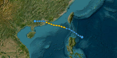 Quỹ đạo di chuyển của ROKE (2017)