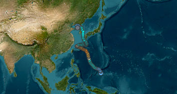 Quỹ đạo di chuyển của KHANUN (2023)