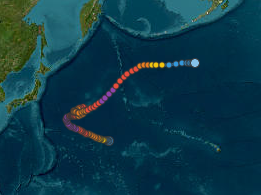 Quỹ đạo di chuyển của NEOGURI (2025)