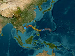 Quỹ đạo di chuyển của FENGSHEN (2025)